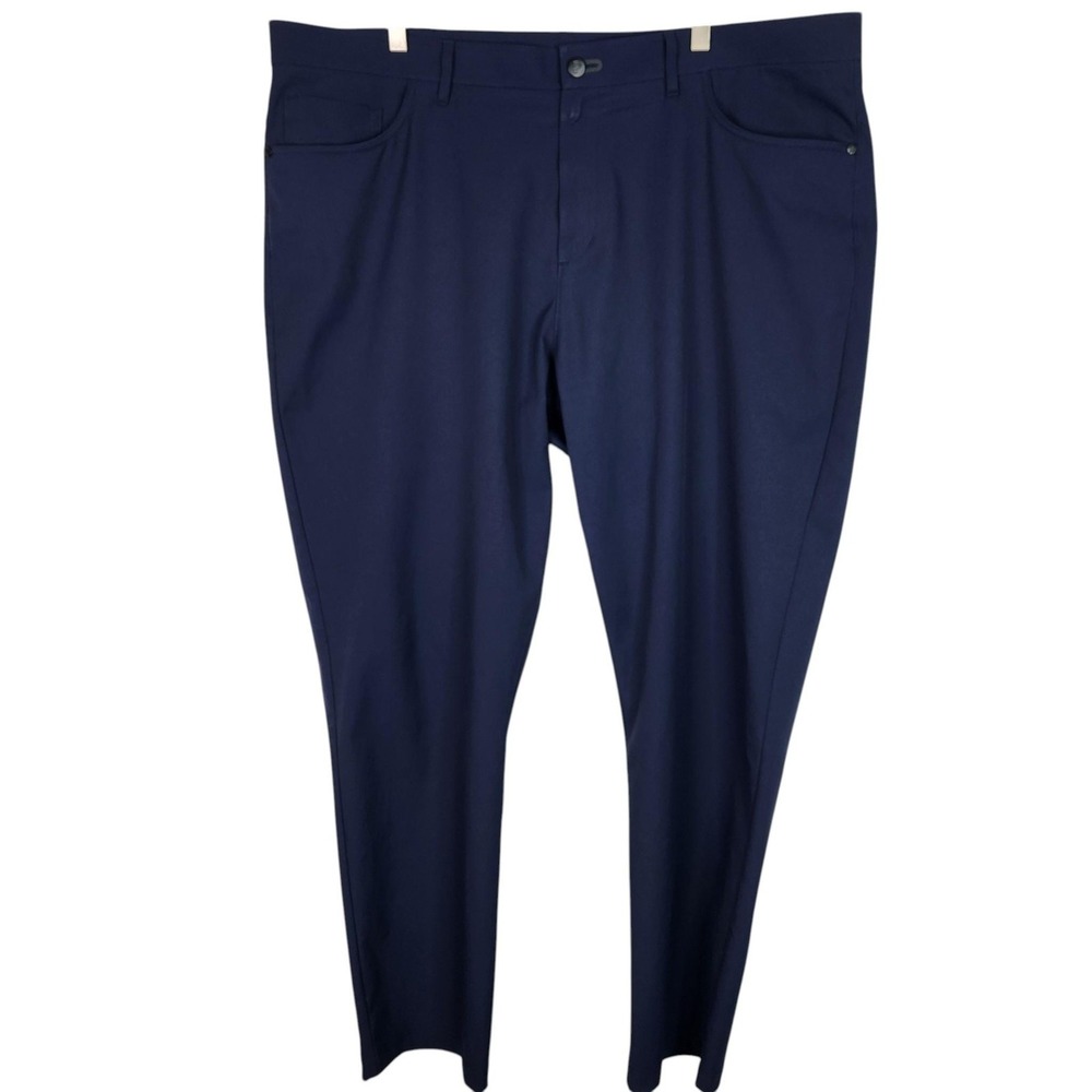 PUBLIC REC Pants Mens 42x32 Blue Performance Chino Slim Tapered 5-Pocket Stretch